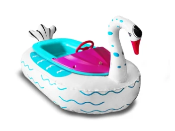 Elektryczna łódeczka dla dzieci - biały łabędź