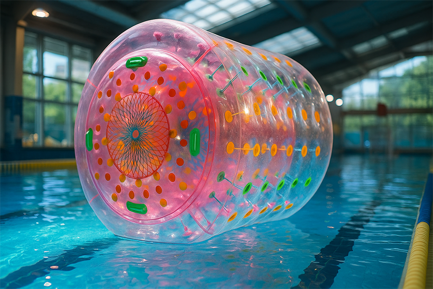 Atrakcja w aquaparku - walec wodny